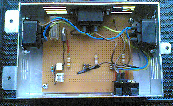 Installed in metal box